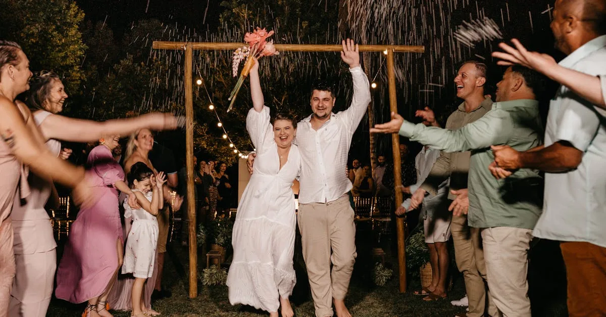 exprimez vos félicitations les plus sincères aux nouveaux mariés avec des messages chaleureux et pleins d'amour pour célébrer leur union.