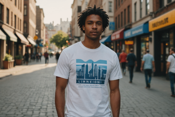 look décontracté avec un tee shirt humoristique